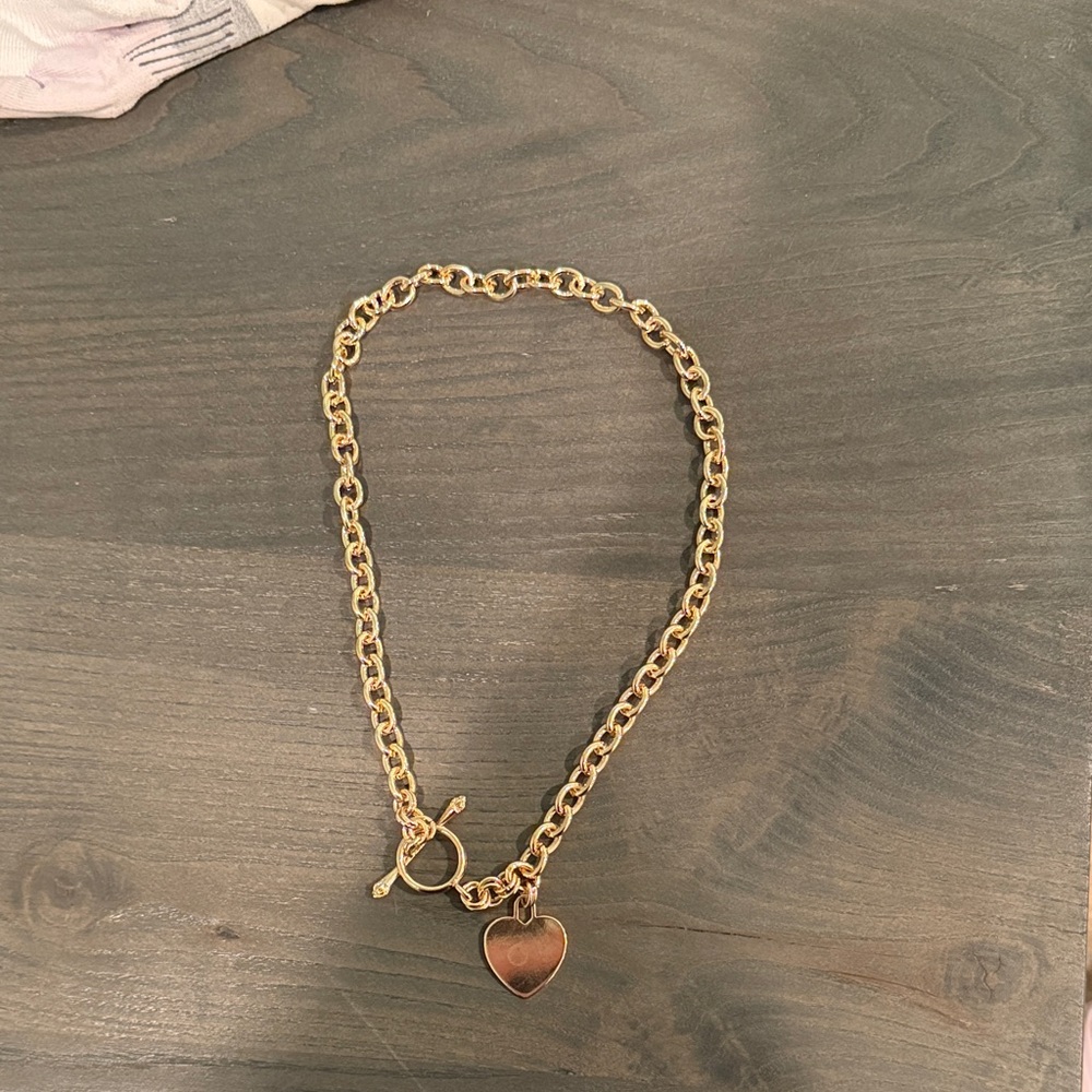 BOEM Gold Heart Charm Necklace